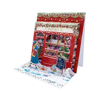Postal Pictura 3D Pop Up Natal Livraria - 1