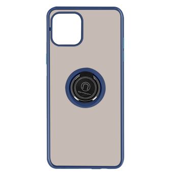 Capa Avizar para Apple iPhone 12 Mini | Bi-material | Anel Metálico | Função Suporte - Azul - 1