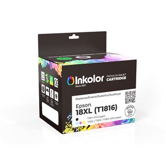 Tinteiro Inkolor® para Substituir Epson 18xl Multipack - 1
