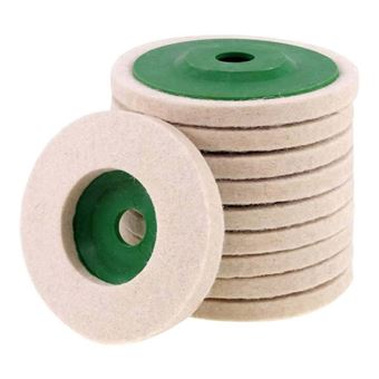 Conjunto de 3 Discos de Polir Mormark WOOLSHINE | Compatíveis com Máquinas de Polimento Elétrico - 1