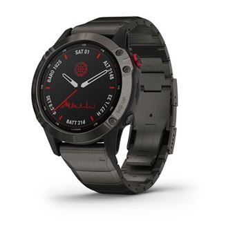 Smartwatch Garmin Fenix 6 PRO SOLAR | 47 mm | Preto, Cinzento - 1