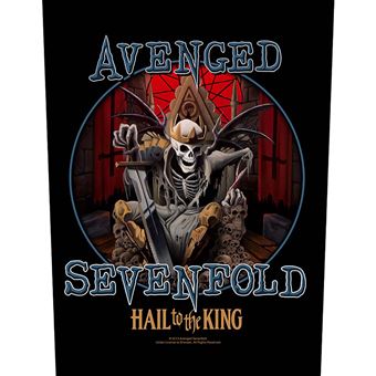 Emblema Rock Off Avenged Sevenfold | Hail To The King| Back Patch - 1