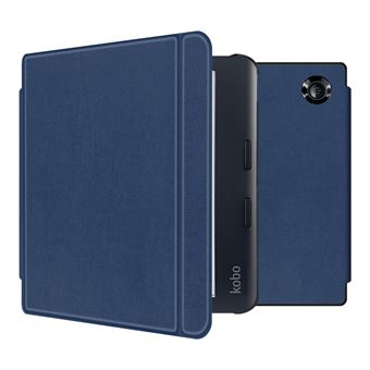 Capa CO-Phénix para Kobo Libra Colour 2024 (Modelo: N428) | automática de dormir/despertar | Azul escuro - 1