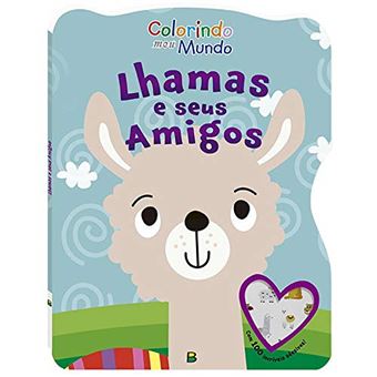 Colorindo Meu Mundo: Lhamas e Seus Amigos - 1