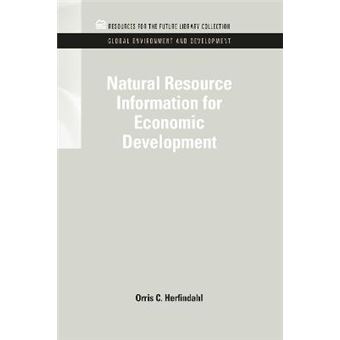 Natural Resource Information for Economic Development - Hardback - 2011 - 1