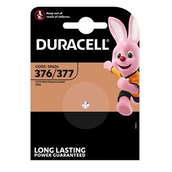 Pilha de Lítio 1.5V 376 / 377 Duracell SR626 Silver - 1