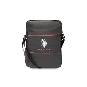 Bolsa a Tiracolo U.S Polo de 10'' modelo Middle Stripe | Preto - 1