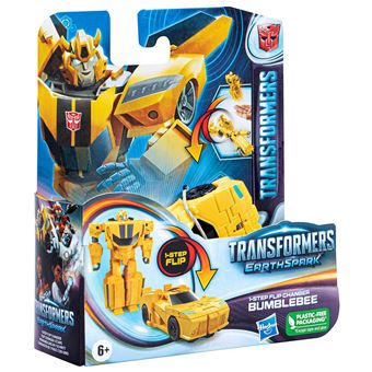 Transformers Earthspark 1-Step Flip Changer Bumblebee Hasbro | 10cm - 1