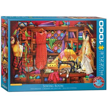 Puzzle Eurographics Sewing Craft Room | 1000 Peças - 1