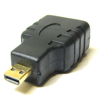 Adaptador HDMI BeMatik Tipo a Fémea para Micro HDMI Tipo D Macho - 1
