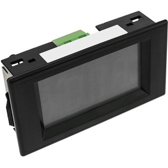 Visor LCD BeMatik de 3 Dígitos com Voltímetro 80-500V para Painel Preto - 1