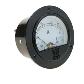 Medidor Elétrico BeMatik Analógico de Painel Redondo 70 mm 50A Amperímetro - 1