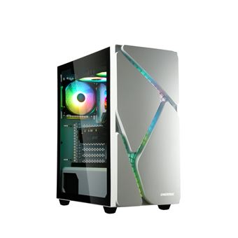 Caixa para Computador Enermax MarbleShell MS30 Gaming Computer Case - Mid-tower - White - SPCC, Tempered Glass - 7 x Bay - ECAMS30WWARGB | Branco - 1