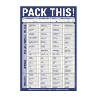 Knock Knock Pack This! Pad - 1