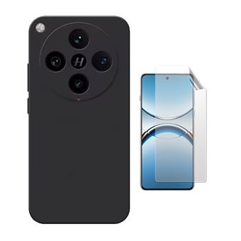 Kit Película Hydrogel Frente + Capa Silicone Líquido Phonecare Para Oppo Find X8 Pro - Preto - 1
