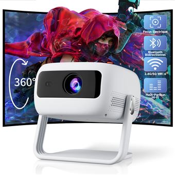 Videoprojetor VISULAPEX Auto Keystone | Rotação de 360º | 15000L | 1080P | Compatível VISULAPEX S3 Lite - 1