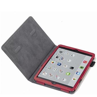 Capa TROIKA para Ipad Mini com Suporte Integrado - Cinza/Vermelho - 1