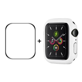 Capa e TPU ENKAY Branco Emborrachado Magunivers para Apple Watch Series 7 45mm - 1