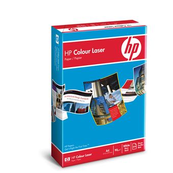 papel para impressão HP Color Laser Paper 90 gsm-500 sht/A4/210 x 297 mm  A4 (210x297 mm) Fosco Branco - 1