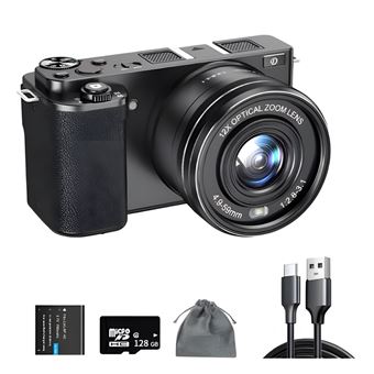 Câmara Digital SZSMART W6 | Retrátil | 128GB | Preto - 1