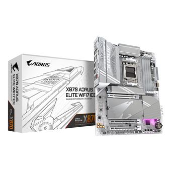 Motherboard GIGABYTE X870 AORUS ELITE WIFI7 ICE | Branco - 1