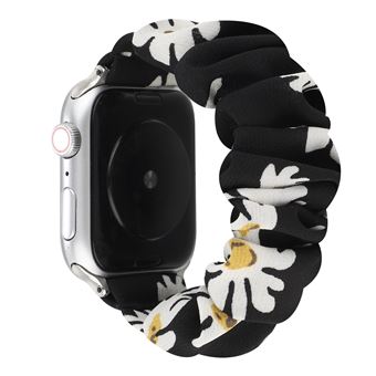 Bracelete de Trançada HSMY Elástico para Apple Watch Series 6/ SE/ 5/ 4 | 40 mm - Preto&Branco 1 - 1