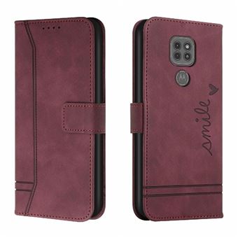 Capa ZURSANA para Motorola Moto G9 Play/E7 Plus | Pele PU | Magnética TPU | À Prova de Choque | Vermelho - 1