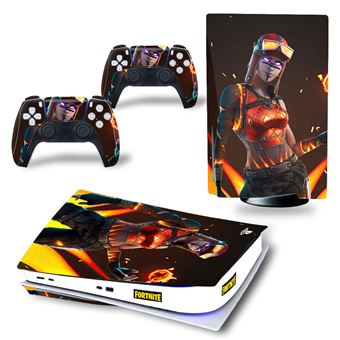 Autocolantes de Proteção HSMY para Consola Sony PS5 Edition Standard - Fortnite -TN-PS5Disk-4287 - 1