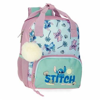 Mochila Disney Stitch Just Chill 2025 | 28x23x10cm | Adaptável a Trolley - 1