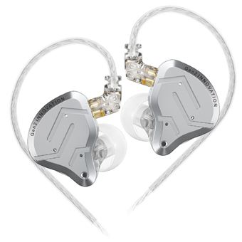 Auriculares Curvos SZSMART KZ ZSN PRO 2 HIFI | prata | In ear | sensibilidade 108db - 1