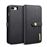 Capa PU divisão destacável 2-in-1 preto para Apple iPhone 8 Plus/7 Plus_1