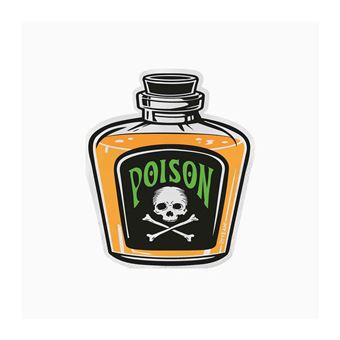 Guardanapos de Papel OHYEAH! Halloween | Folha Dupla | em forma de "veneno" | 20 Unidades | 33x33cm - 1