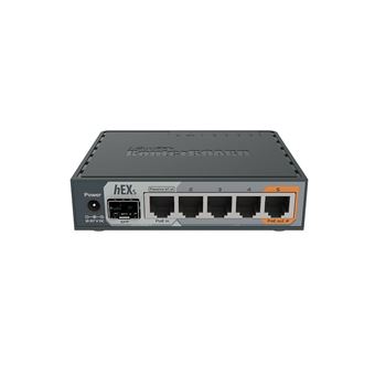 Router com Fio Mikrotik hEX S | Preto - 1