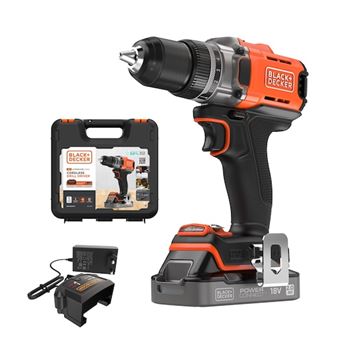 Broca Black & Decker BCD382D1XK-QW | Laranja - 1