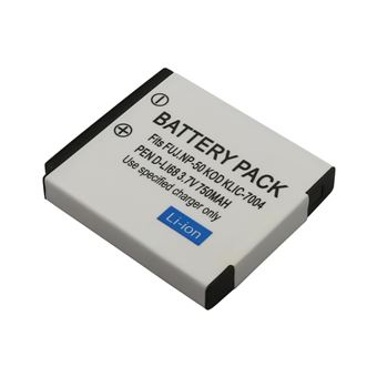 Bateria Avizar Li-ion para Pentax D-Li 68 Camcorder | 3,7V 750mAh 2,8Wh | Branco - 1