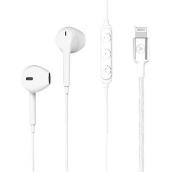 Auriculares Lightning  Force Play | Material 100%Reciclado - Branco - 1