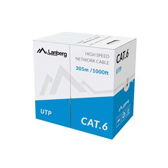 Cabo de Rede Lanberg LCU6-10CC-0305-S | Cinzento - 1