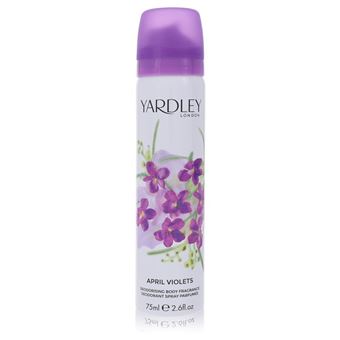 Spray Corporal Feminino April Violets Yardley London Body 2.6 oz | 77 ml - 1