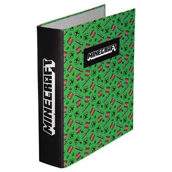 Dossier Jacob Minecraft TNT | A4 | Cartão | Lombada Larga | 2 Argolas - 1