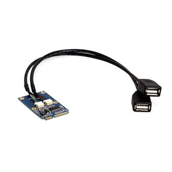 Adaptador Mini PCI-E para 5 Pinos Orysin com 2 Portas USB 2.0 Riser Card Extender - 1