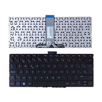 Teclado para Computador Portátil HP Pavilion X360 11-K 11-K000 11T-K000 13-U M3-U - 1