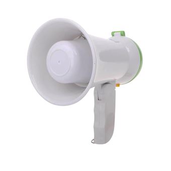 Mini Megafone Digital Klack | Falar, Gravar, Reproduzir, Sirene - 1