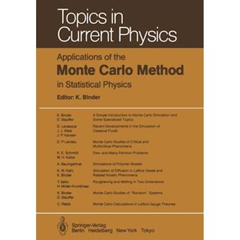 Applications of the Monte Carlo Method in Statistical Physics - Paperback - 2012 - 1