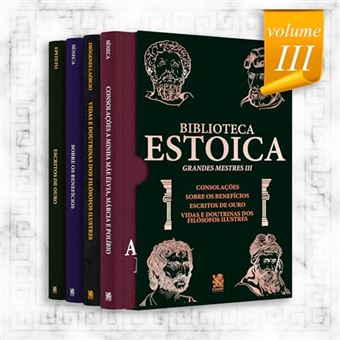 Biblioteca Estoica Grandes Mestres Volume 03 - Box Com 4 Livros - 1