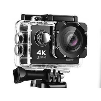 Câmara de Vídeo Desportiva Arzopa Go Pro 4k com Comando - Preto - 1