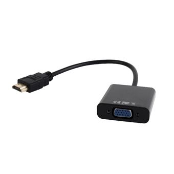 Adaptador de Cabo de Vídeo Gembird A-HDMI-VGA-03 | Preto - 1