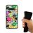 Capa Silicone Hapdey Para Samsung Galaxy S10 Design Abstrato Textura Graffiti com Personagens Animados Flexível Em TPU - Preto_3