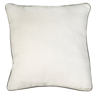 Almofada com Enchimento Kuateh Delft | 60x60 cm | com Ribete Branco - 1