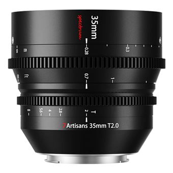 Lente de Máquina Fotográfica 7Artisans 35mm T2.0 L Mount | Preto - 1