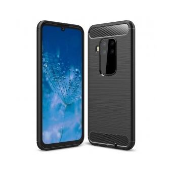 Capa Carbono Flexível TPU Lmobile Motorola Moto One Pro / Zoom - Preto - 1